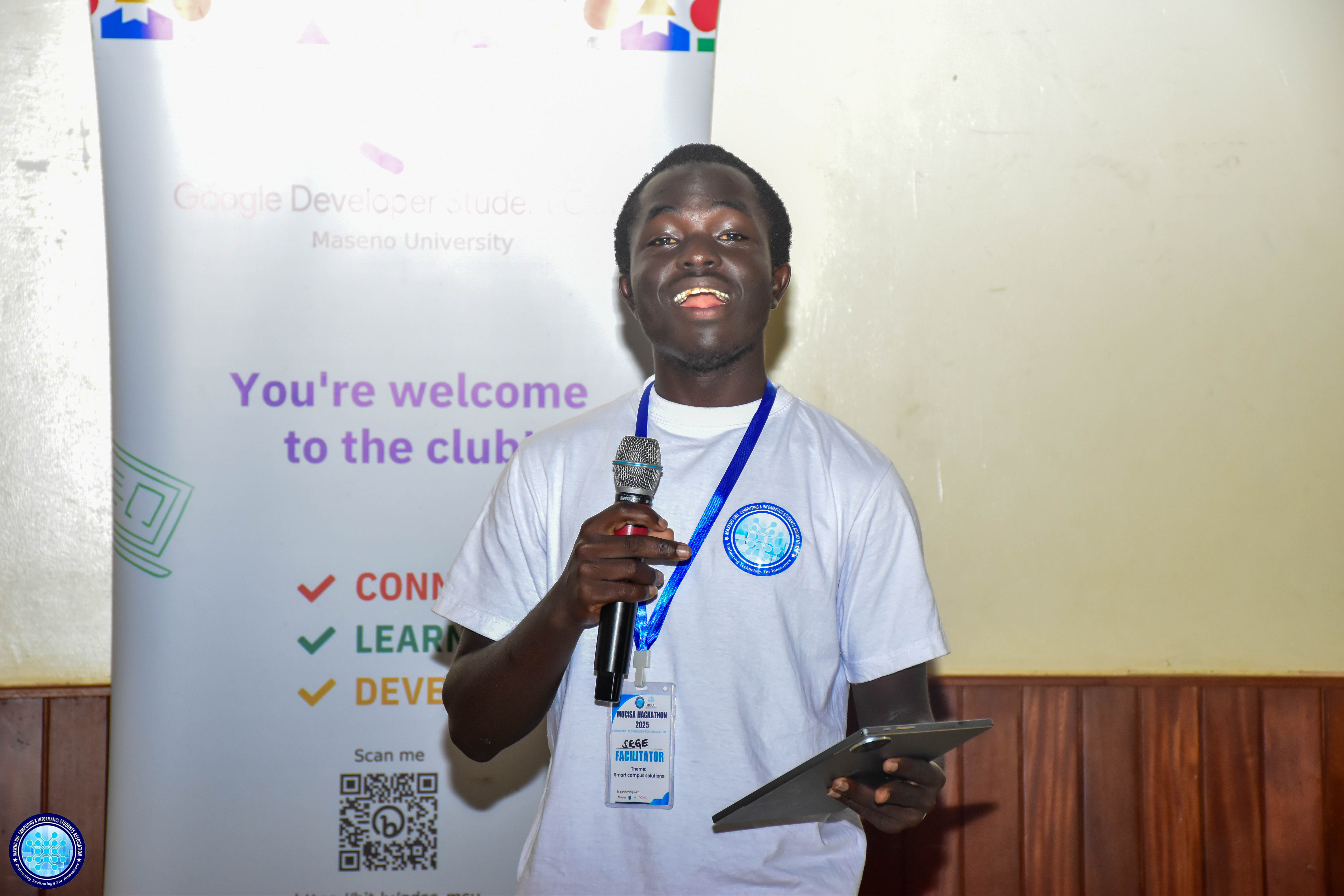 Sege Peter Speaking at an Event